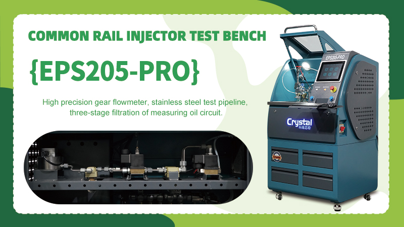 Common rail injector test bench core equipment to promote diesel engine technology