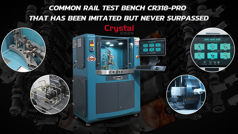 Common rail test bench CR318PRO that has been imitated but never surpassed