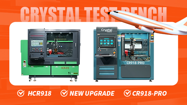 Comparison of common rail test bench hcr918 and cr918-pro