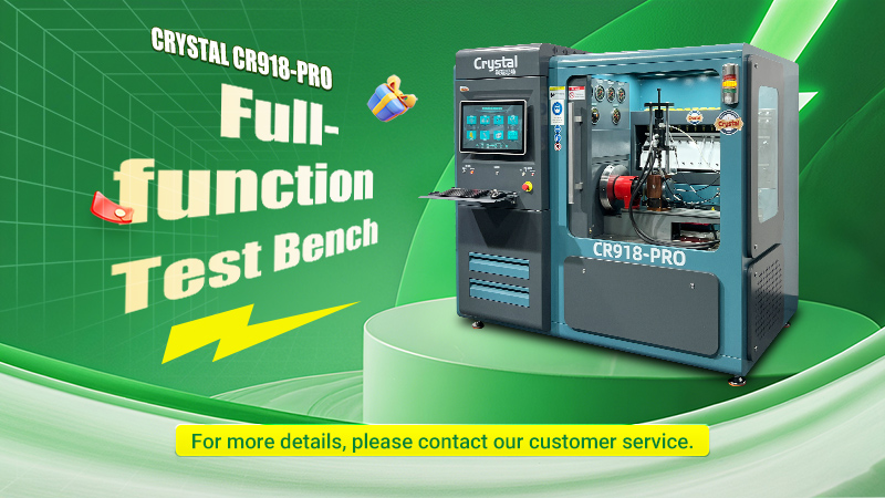 Cr918-pro common rail test bench improves testing efficiency