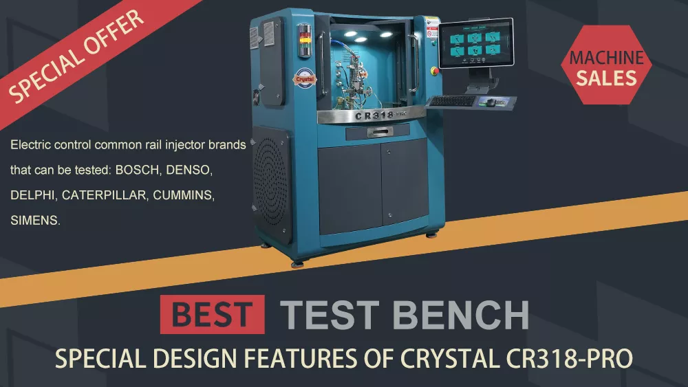 Crystal common rail test bench is your best choice