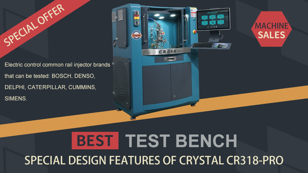 Crystal common rail test bench is your best choice