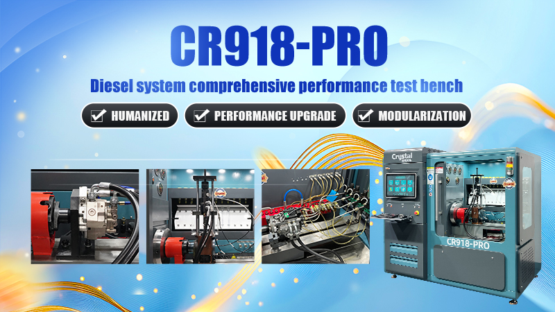 Crystal common rail test bench with ultimate testing precision