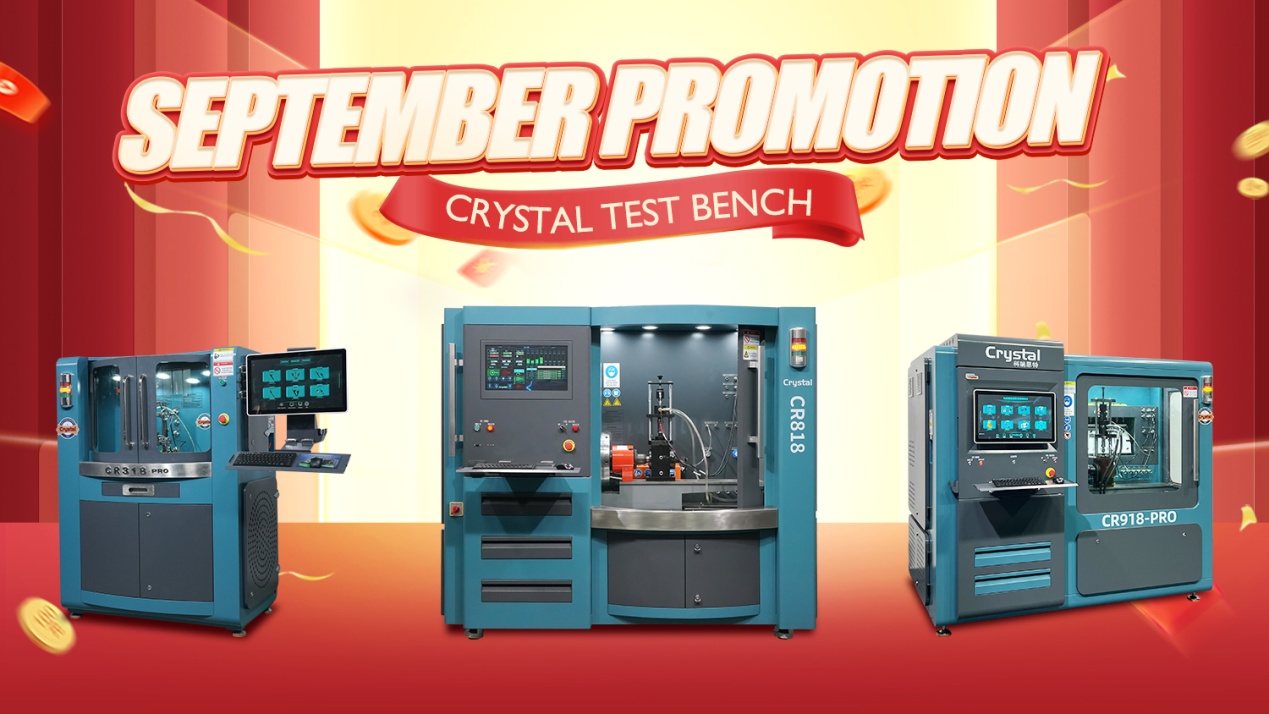 Crystal september promotion for test bench is still going on