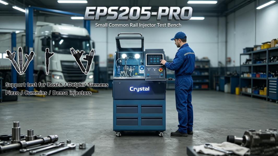 Eps205-pro compact and reliable common rail injector test bench