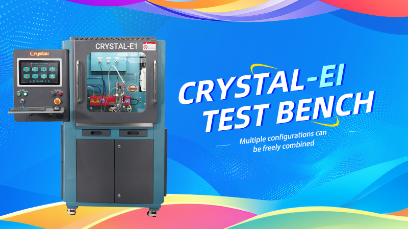 Independently developed precision common rail test bench