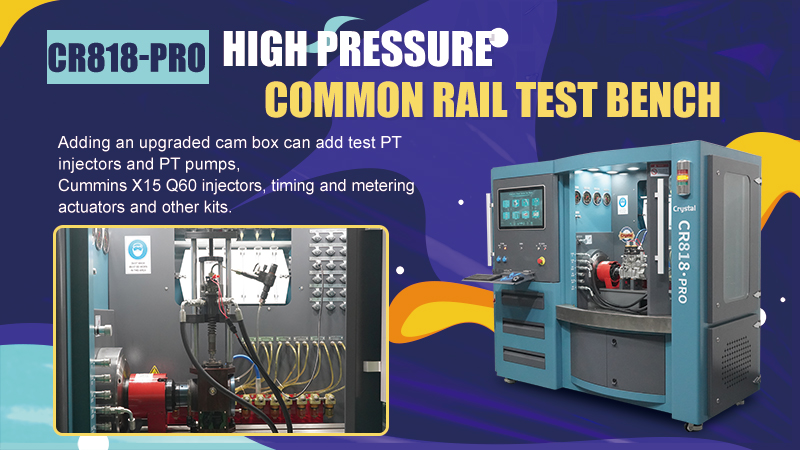 Know more about crystal newly upgraded common rail test bench