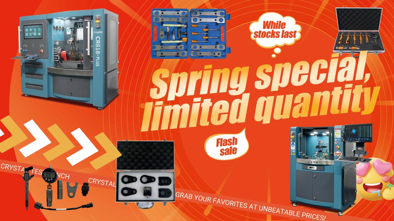 Spring promotion for common rail test bench is ongoing