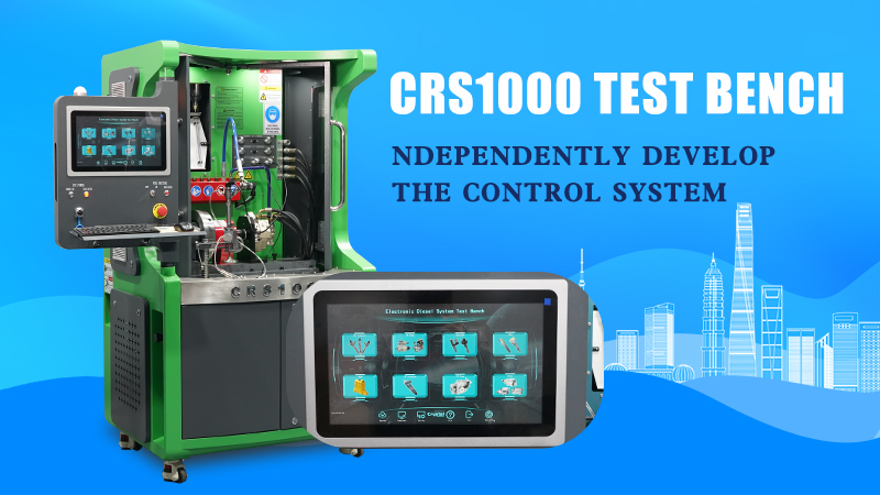 Stable and flexible common rail test bench