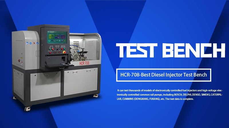 What can be tested on common rail test bench