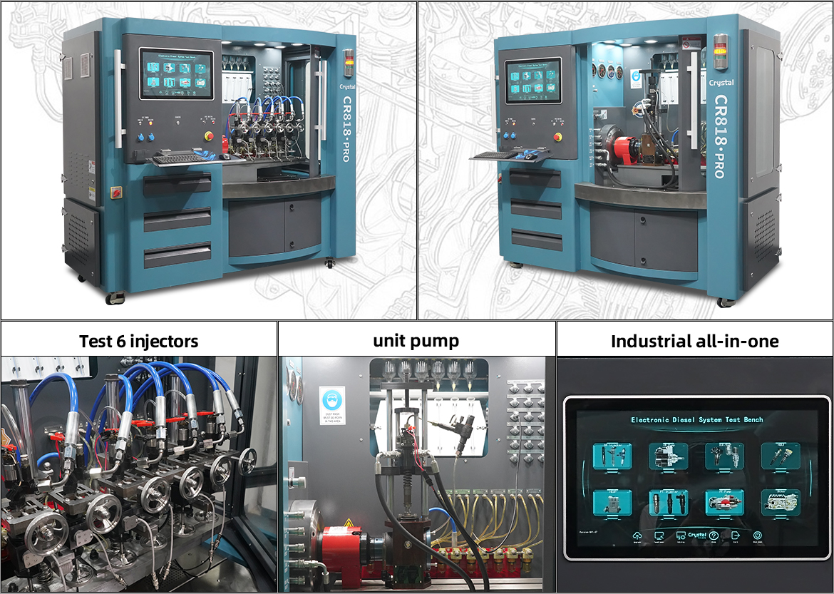 Multi-functional Common Rail Test Bench CR818-Pro Features