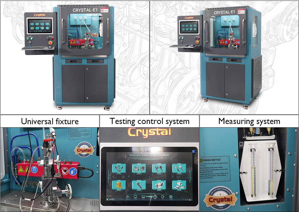 Common Rail Injector Test Bench CRYSTAL-E1 Features